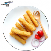 鲜美不腻！HOWYAWL 浩源 冷冻香酥鳕鱼条 350g 12只