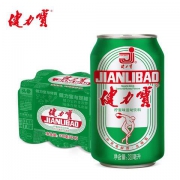 JIANLIBAO 健力宝 柠蜜味 330ml×6罐 含优质蜂蜜