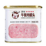 有券的上！小猪呵呵 原味午餐肉  340g