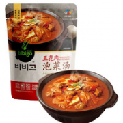 PLUS会员、有券的上！bibigo 必品阁 尊享版五花肉泡菜汤 460g