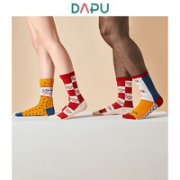 DAPU 大朴 男女款中帮袜套装 3双装