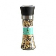 美食帝国 柠檬海盐黑胡椒 128g 自带研磨器