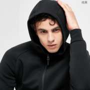 柔软舒适！Baleno 班尼路 88831505 男士开衫卫衣