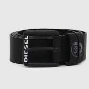 国内500元！Diesel 迪赛 B-Lamon 男士经典款莫西干针扣牛皮皮带 X06028PR227  直邮含税到手￥212.66