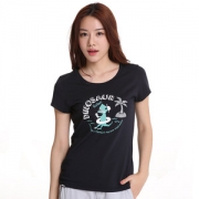 地球科学家 羊毛混纺/棉氨/速干防晒面料 女休闲T恤