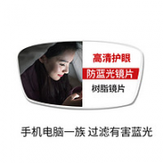 winsee 万新 1.67折射率非球面防蓝光镜片*2片+赠店内200元以内任意镜架一副