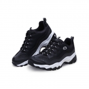 限尺码：SKECHERS 斯凯奇 ENCORE系列 66666067-BLK 女士 休闲运动鞋