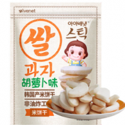 88VIP！ivenet 艾唯倪 婴儿磨牙米饼 胡萝卜味 30g