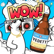 比利时原装进口：330mlx6瓶 VEDETT白熊 精酿白啤酒