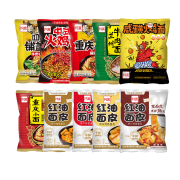 阿宽 红油面皮 巷子面 火鸡面组合 8袋 815g