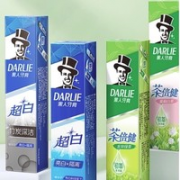 DARLIE 黑人 牙膏 超白茶家庭家用套装茶倍健 190g*4支