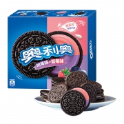 OREO 奥利奥 夹心饼干 缤纷双果味(蓝莓味+树莓味) 388g *5件
