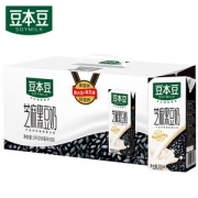 豆本豆 非转基因 芝麻黑豆奶250ml*46盒