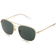 Ray-Ban 雷朋 0RB3613D 方形双梁金属框太阳镜