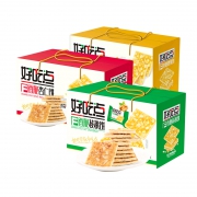 聚划算百亿补贴：好吃点 香脆杏仁饼/腰果饼 800g