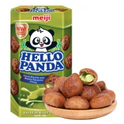 新加坡进口 Meiji/明治 熊猫夹心饼干 50g*2盒