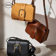 Fossil 化石 WILEY系列 女士牛皮单肩包 ZB7885200 2色