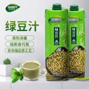佰恩氏  鲜榨绿豆汁 1L*2瓶  夏季降火果蔬汁