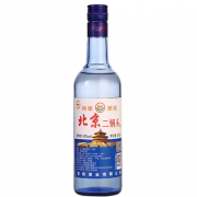 京东极速版：北京二锅头 白酒 43度 清香型 500ml *1瓶  蓝瓶