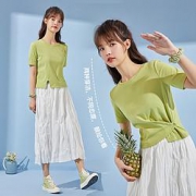 限尺码：JEANSWEST  真维斯  两穿短袖t恤  JY-11-273004-679A1