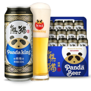 熊猫王 12度 纯麦芽 精酿啤酒 500ml*12听