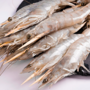 鲜嫩饱满！Seamix 禧美海产 烧烤串串虾 400g/袋 10串/袋