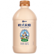 清甜可口！MENGNIU 蒙牛 欧式炭烧 焦香原味发酵乳 1kg