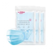 防尘透气！WELLDAY 维德 一次性医用口罩 30只装