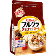 PLUS会员！Calbee 卡乐比 水果麦片 巧克力曲奇风味 700g/袋