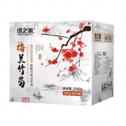 绿之源 车用除甲醛 梅兰竹菊活性炭包500g*4