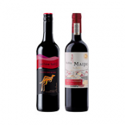 Vina Maipo 迈坡 故乡赤霞珠干红&黄尾袋鼠联名系列葡萄酒 750ml*2支