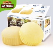 聚划算百亿补贴：三只松鼠 蒸蛋糕520g