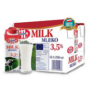 MLEKOVITA 妙可 全脂牛奶纯牛奶 250ml*12盒