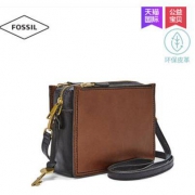 Fossil 化石时尚 小包包 斜挎真皮包