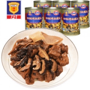 上海 梅林 四鲜烤麸罐头 354g*6罐 开罐即食