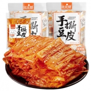 京东极速版：比比赞  香辣手撕豆皮 230g