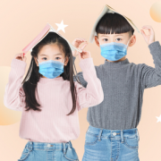 三层过滤！SHANGONG 善工 儿童一次性医用口罩 100只装