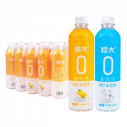 恒大 无糖无汽弱碱性 苏打水 500ml*15瓶