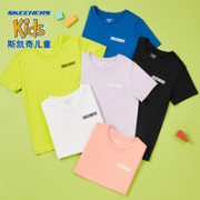 SKECHERS 斯凯奇 儿童短袖T恤 L220K056
