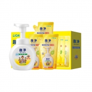 88VIP：LION 狮王 趣净泡沫洗手液 柠檬香型 家庭装（ 250ml+200ml*3）