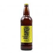 YANJING BEER 燕京啤酒 燕京9号 原浆白啤酒 12度鲜啤 726ml*6瓶