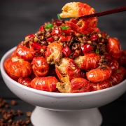 88VIP：吸一啊虾 洪湖湿地 麻辣十三香 小龙虾 虾尾 250g*4盒