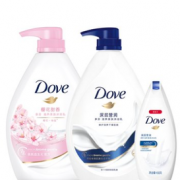 88VIP！Dove 多芬 滋养美肤沐浴乳 樱花甜香 1kg*2+190ml