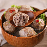 天然无添加！恋食记 潮汕牛肉丸500g+牛筋丸500g