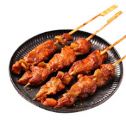 有券的上！HUADU FOODSTUFF 华都食品 椒香鸡腿肉串 1kg/袋