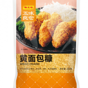 耐炸不掉渣！五味良仓 家用金黄色面包糠 200g*2袋