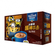 PLUS会员：Maxwell House 麦斯威尔 小黄人特浓速溶咖啡 60条（780g/盒）
