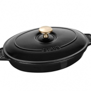 prime会员！Staub 珐宝 椭圆形珐琅铸铁锅炖锅23cm  直邮含税到手￥490.01
