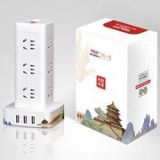 DELIXI 德力西 12AC+3USB立式插排 1.7m 颐和园