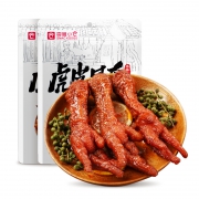 零食小仓 虎皮凤爪 卤香鸡爪200g*1袋真空装